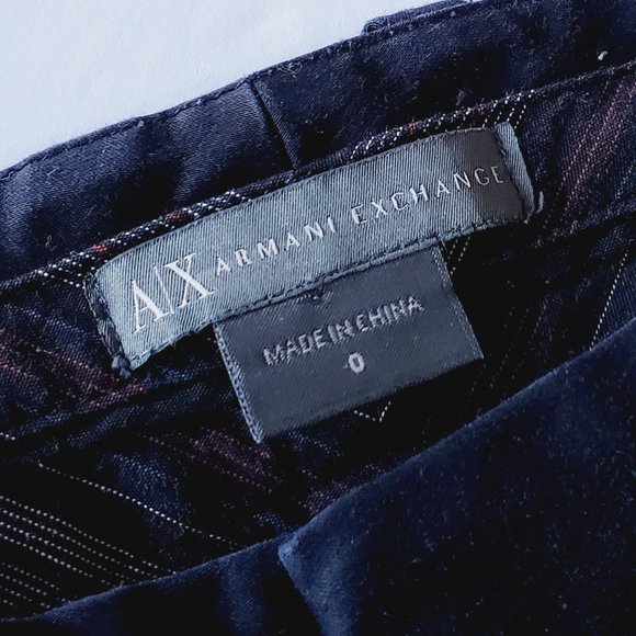 ARMANI EXCHANGE Wide Leg Black Chino Pants - Picture 2 of 6